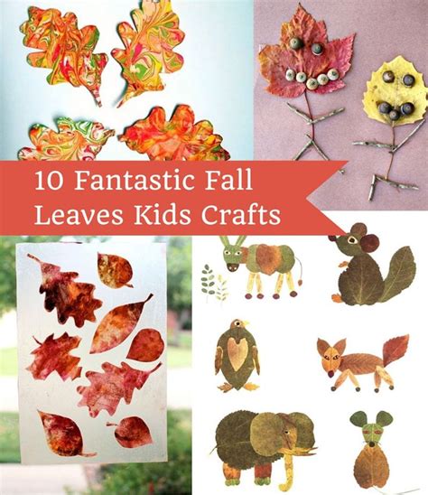 10 FANTASTIC FALL LEAVES CRAFTS | Autumn leaves craft, Leaf crafts, Crafts