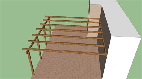 Pérgola De Madera 3d Warehouse