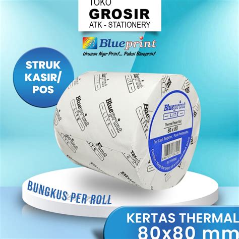 Jual CLQ78 80X80 KERTAS KASIR STRUK KERTAS THERMAL TERMAL EDC PPOB