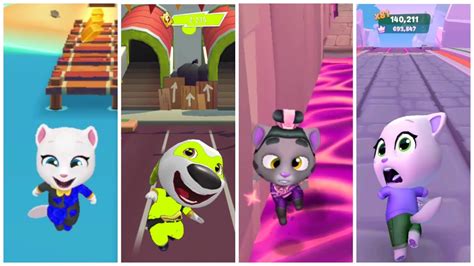 Best Funny Fails Talking Tom Gold Run Vs Tom Hero Dash Vs Tom Gold Run