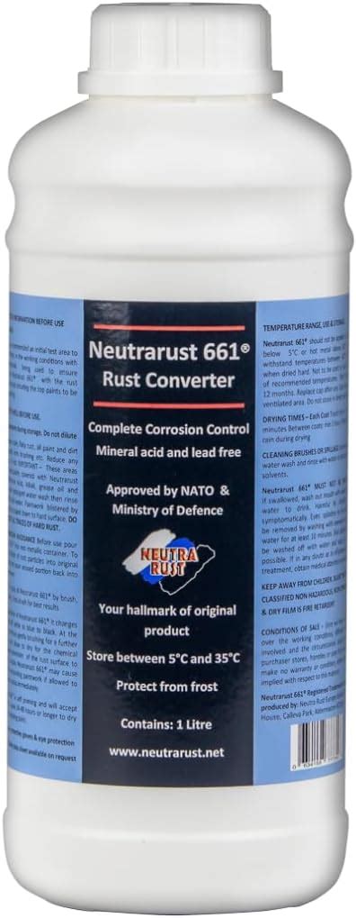 Jenolite Rust Converter Liquid Trigger Spray Litre Rust Inhibitor