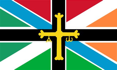 Flag Of A Union Between The Eight Celtic Nations Ireland Scotland