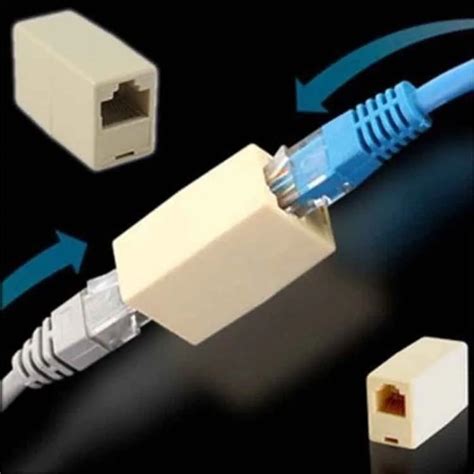 Rj45 Female To Female Network Lan Connector Adapter Coupler Extender Rj45 Ethernet Cable Join