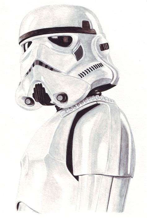 Storm Trooper Water Colour Storm Trooper Star Wars Trooper