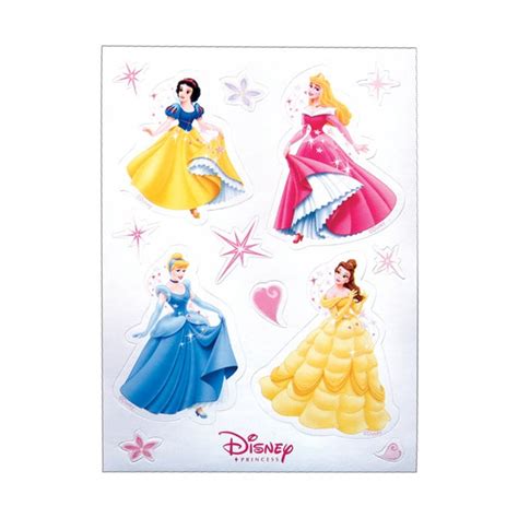 6 Planches Stickers Princesses Disney Jeux Danniversaire Animer