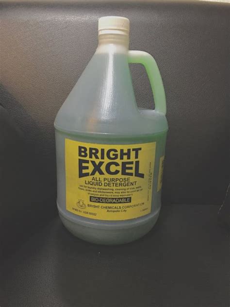 BRIGHT EXCEL ALL PURPOSE LIQUID DETERGENT 1 GALLON Lazada PH