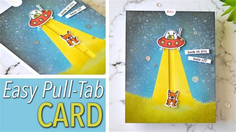 How To Make An Easy Pull Tab Slider Card Youtube