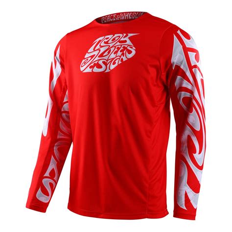 Troy Lee Designs Mx Jersey Gp Pro Hazy Friday Red White Maciag Offroad