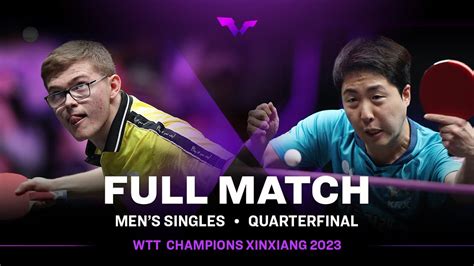 FULL MATCH LIM Jonghoon Vs Alexis LEBRUN MS QF WTTXinxiang 2023