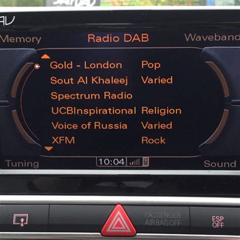 Audi DAB Digital Radio Upgrade SNS