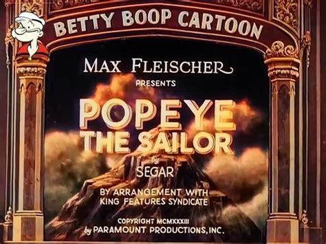 1933 Episódio 001 Popeye O Marinheiro Vídeo Dailymotion