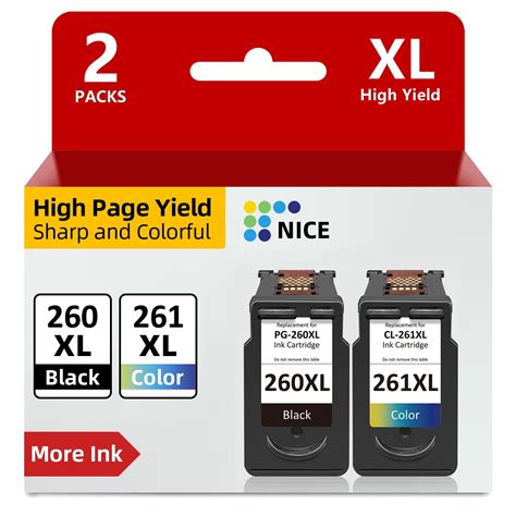 Pg 260xl Cl 261xl Ink Cartridge For Canon 260 Xl 261 Xl Ink For Canon