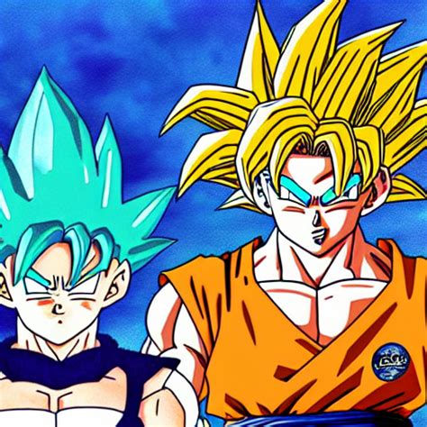 Prompthunt Goku And The Dragon Ball Character Drawn By The Studio