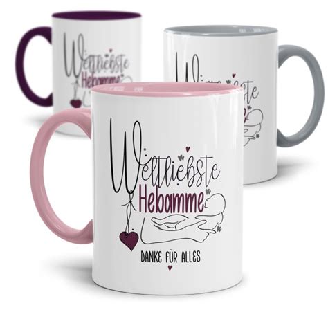 Tasse Weltliebste Hebamme Print Royal 9 95