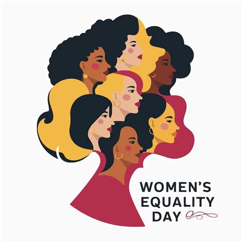 Womens Equality Day Vector Illustration Background Concept Poster