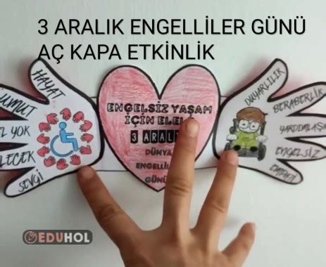 3 Aralık Engelliler Günü Aç Ka Eduhol Etkinlik İndir Oyun Oyna