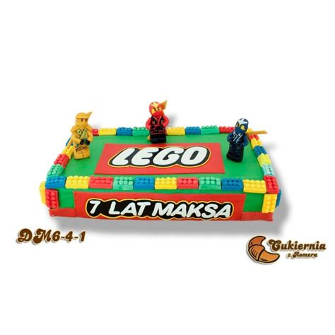 Tort Z Motywem LEGO I Figurkami LEGO Ninjago Cukiernia Z Romera