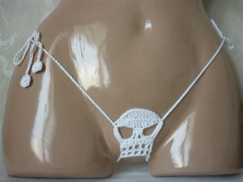 Skull Thong Erotic Lingerie Skull Crochet G String Crochet Crochet