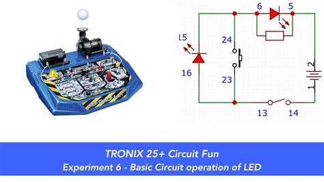 Tronex Electronic Fun Experiment Basic Circuit Operation Of Led