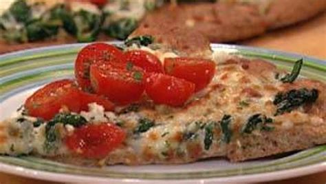 Spinach Feta Greek Pizza Recipe Rachael Ray Show