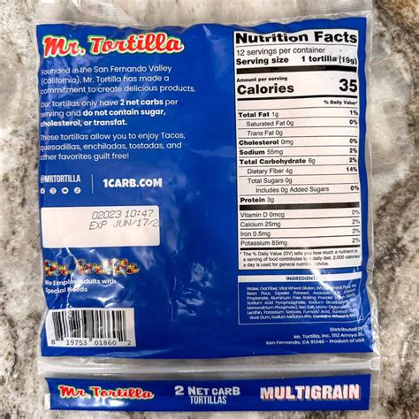 Review Mr Tortilla Keto Friendly Tortillas Protein Snack Finder