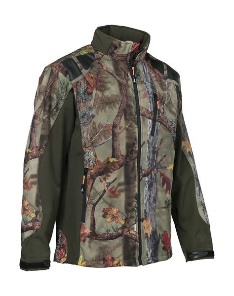 Blouson Softshell Percussion Ghostcamo Forest Vestes De Chasse Made