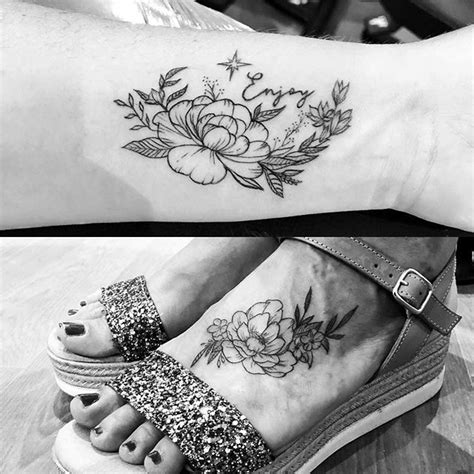 Tattoo Florale Rigalstudio Tattoo Flowers Flowertattoo