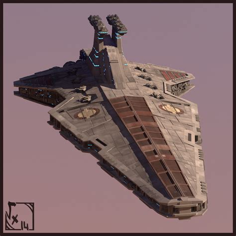 Artstation Star Wars Redemption Stardestroyer Class Venator Etienne Beschet Star