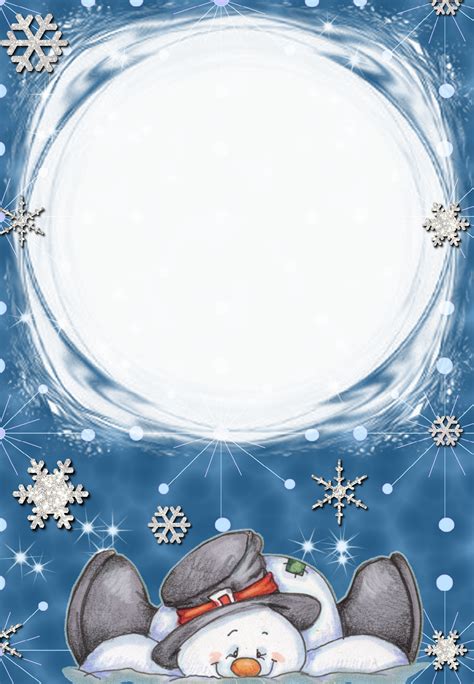 Фотоэффект с категории: Зимние забавы. | Winter fun, Christmas frames ...