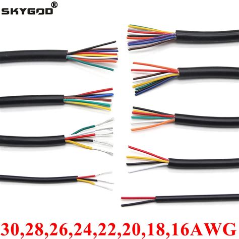 2 5 10m 28 26 24 22 20 18 16 Awg Ul2464 Sheathed Wire Cable Copper