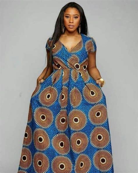 African Maxi Dress With Pockets African Print Dressafrican Etsy Uk African Maxi Dresses