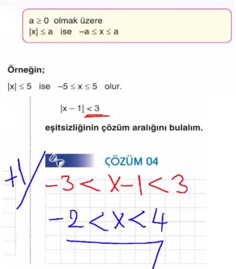 S N F Mutlak De Er Konu Anlat M Mutlak De Erli Denklemler