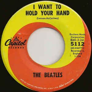 The Beatles I Want To Hold Your Hand Vinyl 7 45 RPM Single