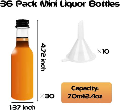 Shooters Mini Bar Liquor Bottles Case Of 24 Miniature 60 Off