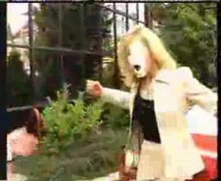 Blonde Woman Gets Pied Anchor Cream YouTube