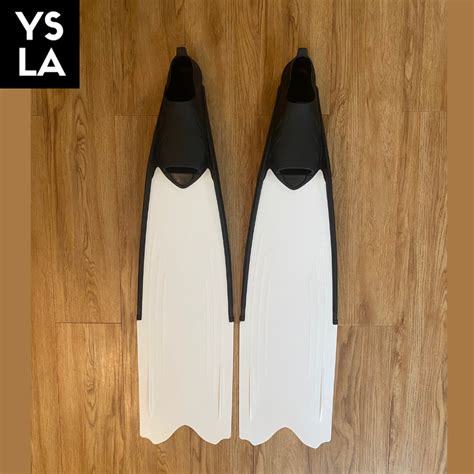 Wave Ysla Freedive And Spearfishing Long Freediving Fins Black Foot