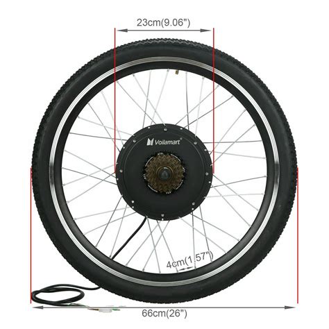 Voilamart 26 48V 1500W Rear Wheel Kit Electric Bicycle Conversion E