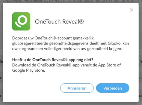 Hoe Koppel Ik Mijn Onetouch Reveal Account Aan Glooko Glooko