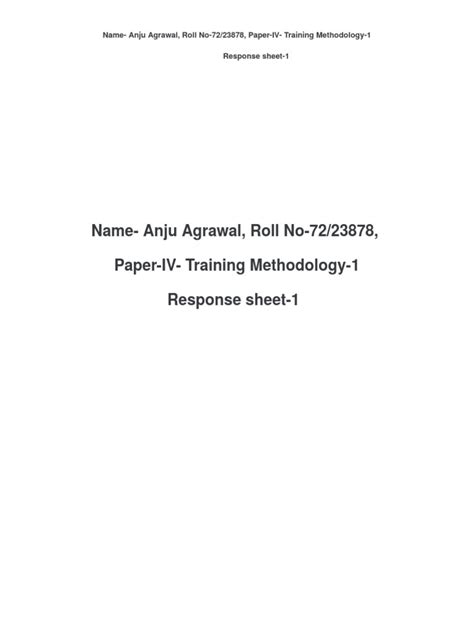 training methodology   pedagogy applied psychology