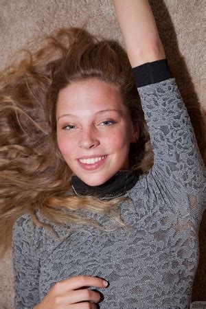 Blonde Chick In Glasses Grey Blouse And Black Thong XXX Dessert