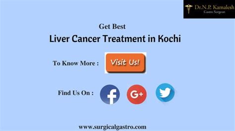 Liver Cancer Treatment In Kochi Gastroenterologist In Kerala Ppt