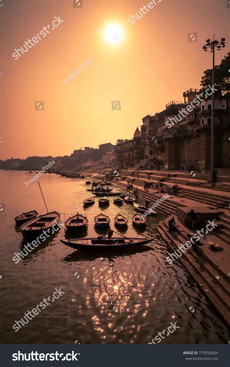 Ghats Banks On Ganges River Hindu Stock Photo 779526694 | Shutterstock