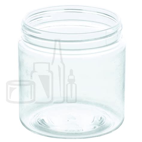 Oz Clear Pet Plastic Straight Sided Jar Berlin Packaging