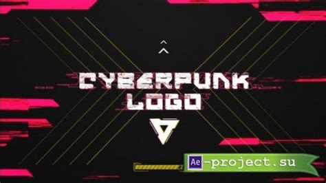 Videohive Cyberpunk Glitch Logo Reveal Project For After