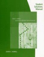 Statistical Methods For Psychology Th Seventh Edition By Howell