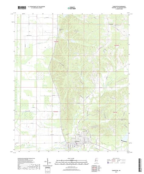 Mytopo Charleston Mississippi Usgs Quad Topo Map