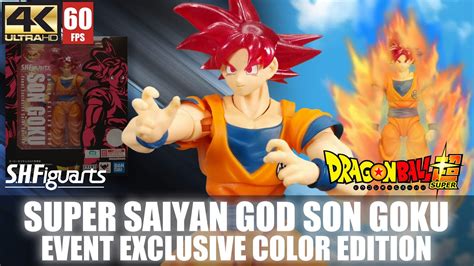 Review Shfiguarts Super Saiyan God Son Goku Event Exclusive Color Edition Shf Unbox