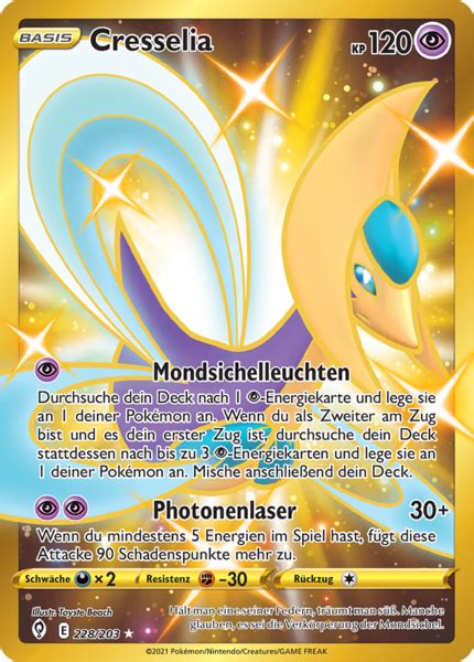 Bestelle Jetzt Cresselia 228 203 Drachenwandel Secret Rare Gold