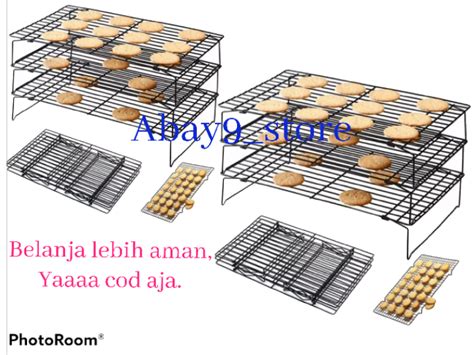 Cooling Rak Susun Tempat Peniris Makanan Pendingin Kue Lazada Indonesia