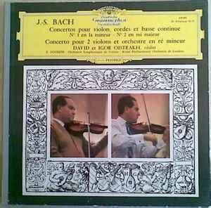 J S Bach David Et Igor Oistrakh E Goossens Orchestre Symphonique